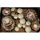 Hammersley part tea service and a part coffee service decorated in an Imari pattern, including