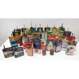 Large collection of various oil cans incl. Keil Kraft, 151 Super Oil, Challenge, etc (qty)