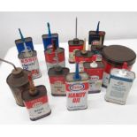 Collection of Esso oil cans (15)