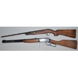 Vintage Diana .177 break barrel air rifle and a .22 under lever action air rifle (2)