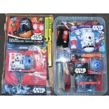 Collection of Star Wars toys, puzzles, games etc including boxed Mr Potato Head, Stormtrooper and