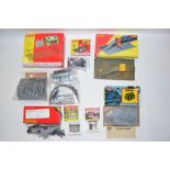 Collection of OO gauge self-assembly plastic model kit buildings from Airfix, Hornby (including some