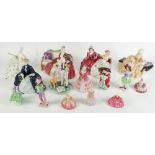 Selection of Royal Doulton figurines incl. Antoinette HN2326, Belle o' the Ball HN1997, the