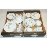 Royal Tettau porcelain dinner and tea service, comprising: 8 dinner plates, 8 soup plates, 8 dessert