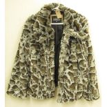 Two Marks & Spencers Per Una faux fur jackets, sizes M and L