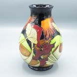 Moorcroft Parasol Dance baluster design vase, with tubeline decoration, impressed makers mark to the