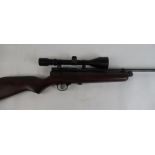 SMK 5.5mm bolt action air rifle with Simmons 3-9 x 50 8. fully coated scope