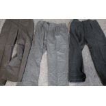 Ten dress trousers including period chinos, shooting breeks, etc