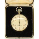 WWII period Admiralty pattern no. 6 stopwatch in fitted case, working order