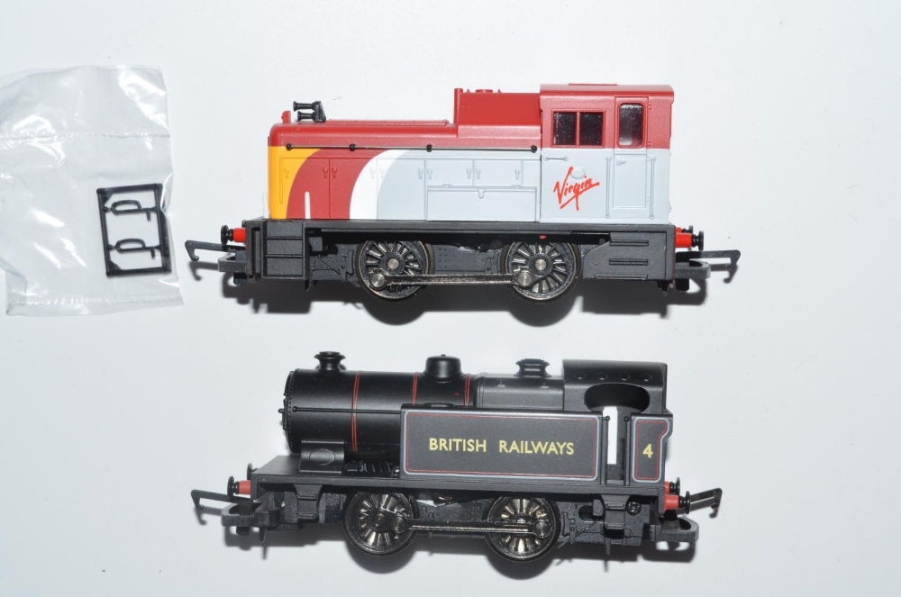 Collection of mostly OO gauge railway models including a Hornby Virgin 0-4-0 Class 06 Diesel Shunter - Image 4 of 9