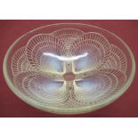 1920's Rene Lalique 'Coquilles' opalescent glass bowl, base engraved R. Lalique, France and numbered