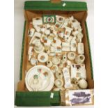 Slough crested china including Goss, Shelley, A&S Arcadian, etc. (1 box)