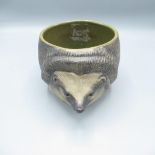Poole Pottery stoneware planter modelled as a Hedgehog