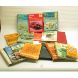 Collection of various car manuals and related books inc. some Haynes
