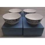 4 Wedgwood Millennium bowls in original boxes