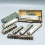 Harmonicas - Hohner 'The Super Chromonica', Hohner 'Song Band Vamper', Hohner 'The Cromonica',