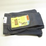Pair of 1970's as new Wrangler blue denim Jeans, with tag, size 38 waist 38 inseam 34