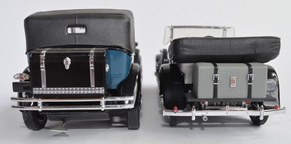 2 Franklin Mint 1/24 die-cast car models: A boxed 1925 Rolls Royce Silver Ghost (no paperwork), - Image 8 of 9