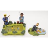 2 boxed Robert Harrop Camberwick Green models: CGS02 Windy Miller And Mr Carraway "Fishing in the