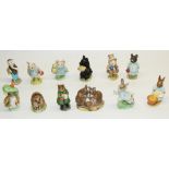 Eleven Beswick Beatrix Potter figures, including Amiable Guinea Pig, Susan, Pigling Bland, etc., and