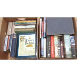 Collection of books relating to London and the River Thames (2 boxes)