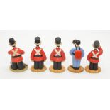 6 boxed Robert Harrop Camberwick Green soldier figures: CG17 Sgt Major Grout CG18 Soldier CG65