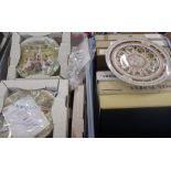 Collection of collectors plates including Compton and Woodhouse etc. (2 boxes)