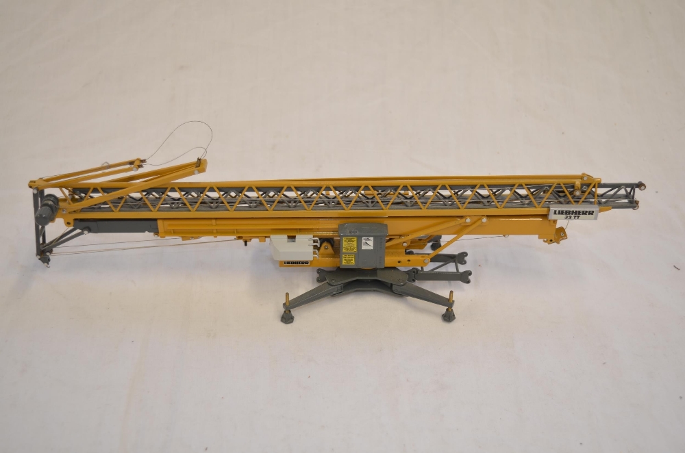 Boxed 1/50 scale diecast Liebherr 32 TT fast erecting crane model by NZG (model no 521). Good - Image 5 of 6