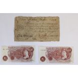 Halifax Commercial Bank note, One Guinea 24th December 1805 for Brothers Swaine with Swaine