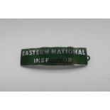 Eastern National Inspector green enamel cap badge