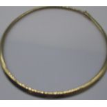 9ct yellow gold articulated necklace, stamped 375, 29.1g