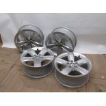 Set of four as new VW 17" alloy wheels