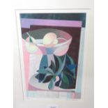 Carol Paterson (British Contemporary); Fruit and Flower Composition, Ltd.ed giclee print 1/30 signed