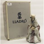 Lladro figure 5480 ‘King Gaspar’ with original box