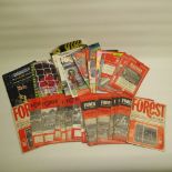 Collection of Nottingham Forest FC programmes from the 1960s, 70s, 80s & 90s (qty)
