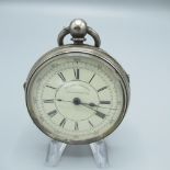 Bloom, 9 High St. West, Sunderland, Late Victorian silver open face centre seconds chronograph