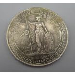 Hong Kong trade silver Dollar, dated 1898, 0.87