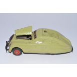 Schuco Kommando Anno 2000 tinplate clockwork car, pre-war "Made In Germany". Tested and runs quite