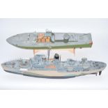 1/72 Flower Class Corvette HMCS Snowberry, built up Revell plastic model kit with added radio