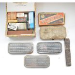 Collection of vintage razors including 5 Rolls Razors, a cut throat and 2 others, blade packs,