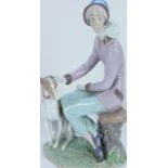 Lladro Porcelain figure, 'A Faithful Companion' model 6610