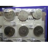 Selection of mixed UK and commonwealth coinage to include Channel Islands, Liberia, Jamaica etc with