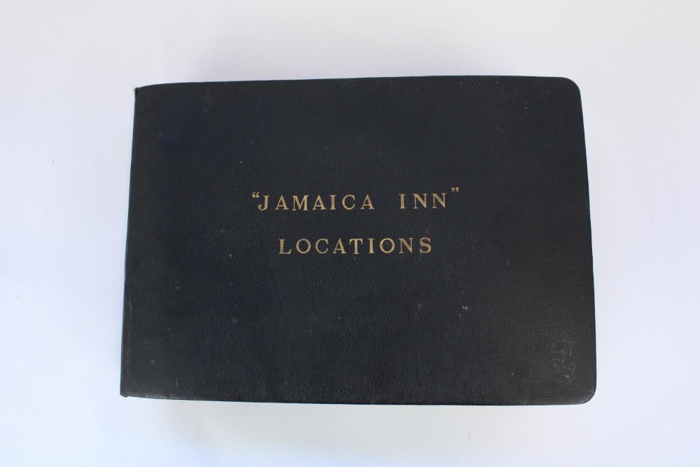 C1939 folder of silver gelatin print production photographs from the Alfred Hitchcock movie, Jamaica