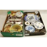 Large quantity of late c20th Delft blue and white ceramics, most with printed decoration, Royal