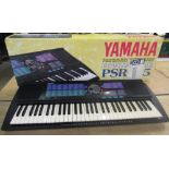 Yamaha Portatone psr-185 electronic keyboard with box and folding stand