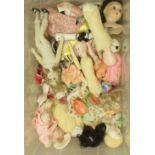 Collection of dolls and doll parts inc. legs, arms, heads etc. (qty)