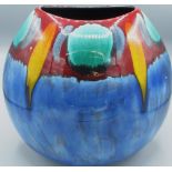 Poole pottery Infusion vase, H26cm W37cm