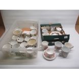 Collection of commemorative ware relating to Queen Elizabeth II and the birth of Prince William (qty