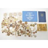 Collection of mixed British and world 20th century coinage incl. Commemoratives, a 1971 date pack,