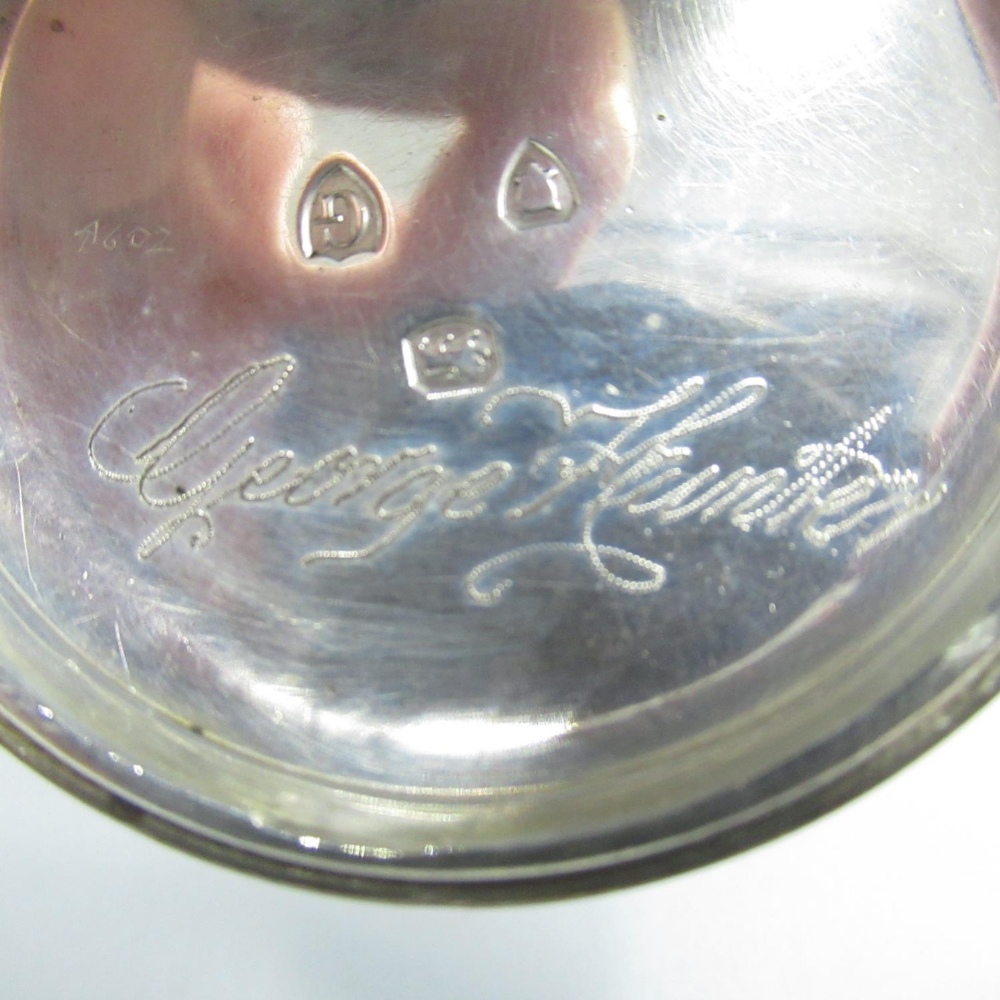 Victorian silver open face keyless wound and set pocket watch, white enamel Roman dial with - Image 4 of 4